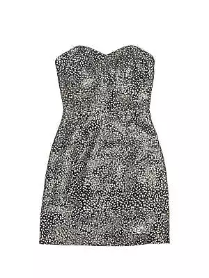 Milly Women Silver Cocktail Dress 0 • $58.74
