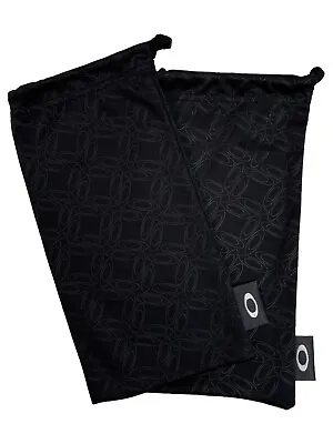 2 Oakley Microfiber Storage Bags Black  O  Icon Microbag Large Sunglass Cases • $13.75