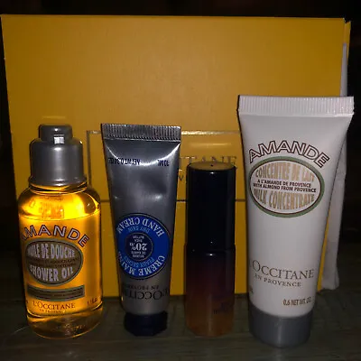 L'Occitane 4 Gift Set Immortelle Reset Hand Cream Shower Oil Milk Concentrate • $20.99