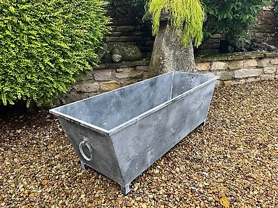 Galvanised  Trough Planter - Zinc Pots & Planters • £195