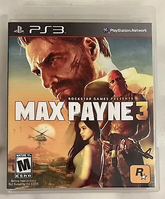 Max Payne 3 Sony PlayStation 3 PS3 2012 • $15.99