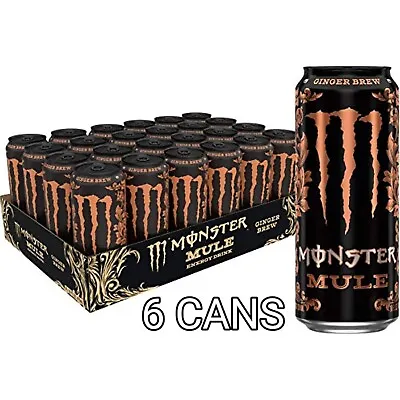 6X Monster Energy Drink MULE GINGER BREW! FULL SEALED 16oz Cans • $129.99