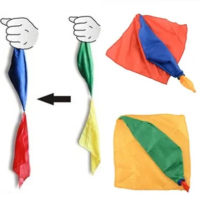 Change Color Silk Scarf Toys Joke Props Magic Trick Tools Magician Supplies Gift • $10.99