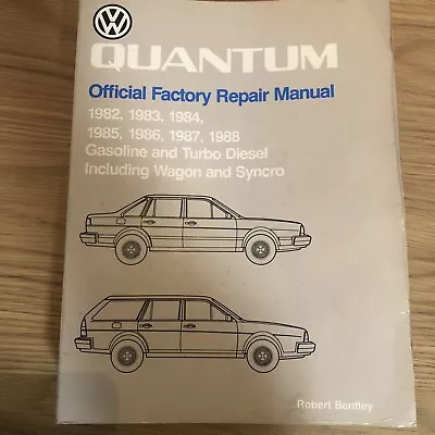 Repair Manual For VW Quantum Gas Diesel And Turbo Diesel 1982-1986 • £39.41