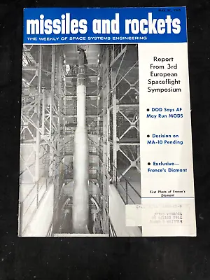 $24.99 • Buy Missiles And Rockets, The Missile/space Weekly Magazine, May 27, 1963