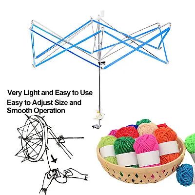 Yarn Winder Yarn Swift Thicker And More Stable With The Metal Structure For Hand • £27.90