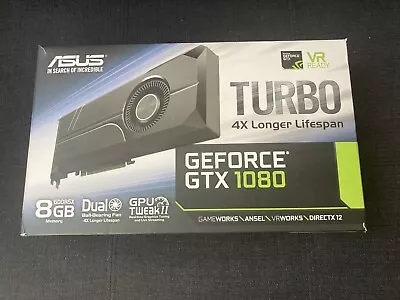 $450 • Buy Asus GeForce GTX 1080 Turbo Graphics Card