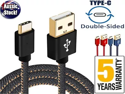 £11.78 • Buy 1M 2M Type-C USB Charger Cable Lead Cord Long Samsung Galaxy S10 Plus Note S9 S8