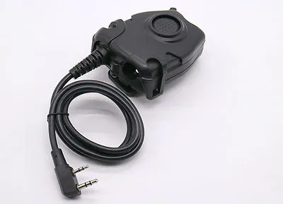 Z Tactical PTT Push To Talk Z112 Headset Adapter 2 Pin FOR KENWOOD Radio Airsoft • $12.99