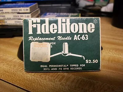 NOS Fidelitone Replacement Needle For Magnavox Cartridges # AC-63 • $19.95