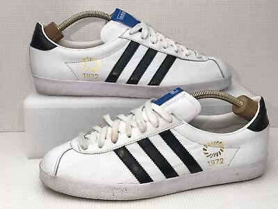 VINTAGE Adidas TRAINING 1972 80s Casuals UK 10 OG COLOURWAY 2008 Trainers Shoes • £89.95