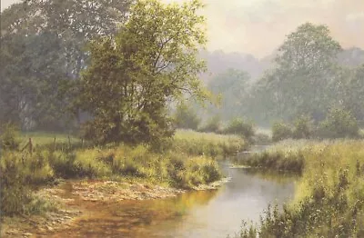Print By Artist David Dipnall - Gently Glides The Stream - Product Code: FAR 597 • £92.60
