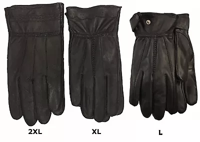 Genuine Leather Driving Thinsulate Insulation Comfort  Winter Men Women  Gloves  • $16.99