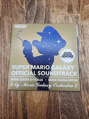 Super Mario Galaxy Official Nintendo Soundtrack Music Audio CD 28 Tracks 2007 • $12