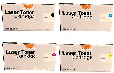 Compatible 124A Set Toner Cartridges Q6000A Q6001A Q6002A Q6003A For HP 2605 • £82.30