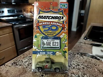  2001 Matchbox  Maine   1956 Ford Pickup   (across America ) State Tags • $8.99