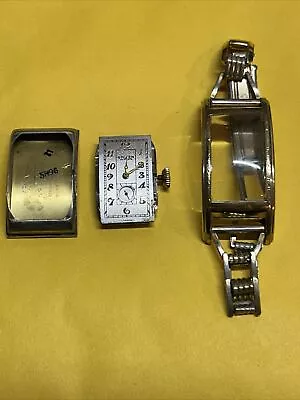 Vintage Gruen Curvex 10K Gold Filled Watch - 17 Jewels Runs For Repair • $200