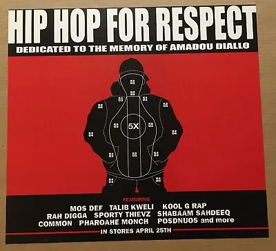 MOS DEF Talib Kweli COMMON Kool G Rap PROMO POSTER For HIP HOP CD NEVER DISPLAYD • $49.99