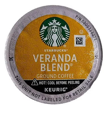 Starbucks Veranda Blend Ground Coffee Blonde Light Roast Keurig K Cup Pods • $13.88