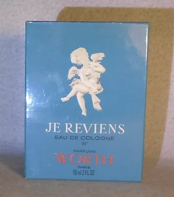 JE Reviens By Worth Eau De Cologne Splash- 2.0 Oz. - Vintage/Boxed • $39.99