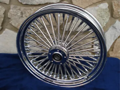 18x3.5  Dna Mammoth 52 Spoke D/d Front Wheel For Harley Touring Baggers 2008 Up • $559
