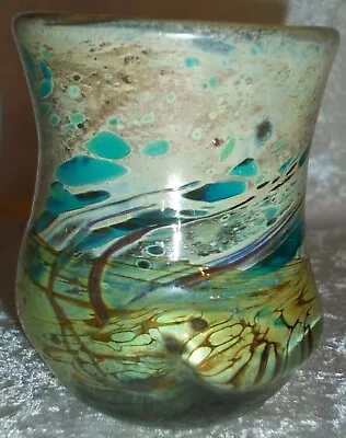 Rare Vintage Hand Blown Venetian Murano Goti De Fornasa Furnace Art Glass Italy • $99