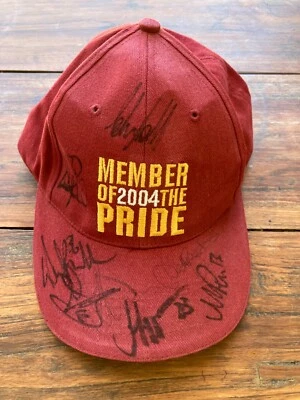 $30 • Buy Brisbane Lions 2004 Signed Members Cap X 7 Autographs Signatures