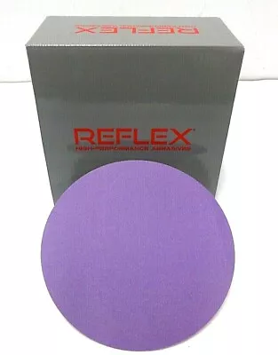 REFLEX 50x 6 Inch Sanding Discs Hook Loop Sandpaper Like 3M Cubitron Hookit • $29.99