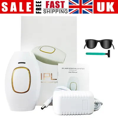 IPL Laser Permanent Professional Hair Removal Laser 500000 Flash Pulse Painless • £5.79