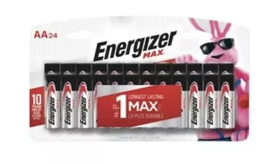 AA Energizer MAX Alkaline Batteries 24 Pack • $17.95