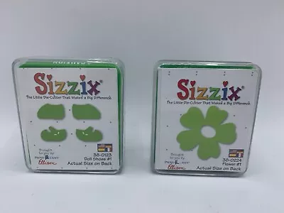 Sizzix Ellison Lot Of 2 Die-Cutters Doll Shoes 38-0123 And Flower #1 38-0224 • $4.89