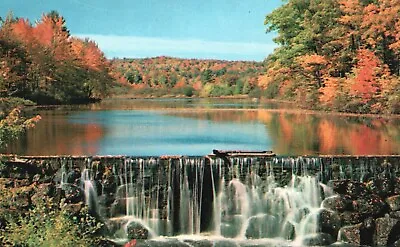 Monadnock Region NH Fabulous Fall Foliage Chrome Vintage Postcard B8998 • $3