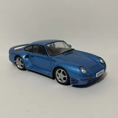 Rare Porsche 959 Blue 1:18 Exoto Motorbox DieCast Nice Condition! • $99.99