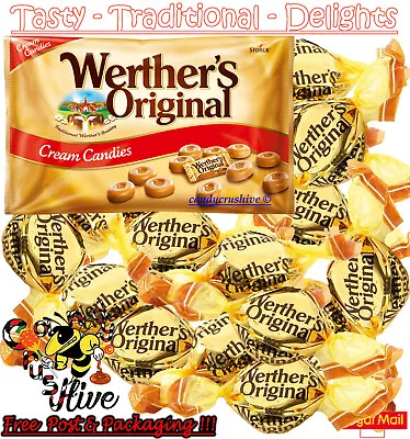 1 - 1000 Werther's Original Cream Candies Retro Sweet Traditional Boiled Sweets • £3.97