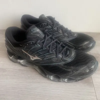 Mizuno Wave Prophecy 8 Black Silver J1GC190004  Men’s Size US 11 Rare • $139.95