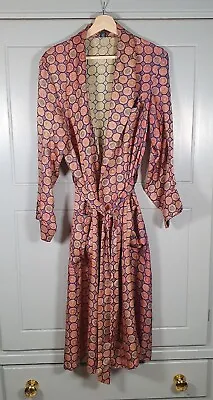 Vintage Selfridges Of London Silk Dressing Gown Robe Smoking Jacket Kimono  • £399.99