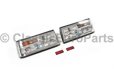 Euro Fully Clear JDM Style Taillight Set For BMW E30 Late Model Tuning MHW NOS • $899