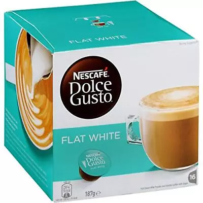 Nescafe Dolce Gusto Flat White Coffee Capsules 16 Pack 187g • $20.19