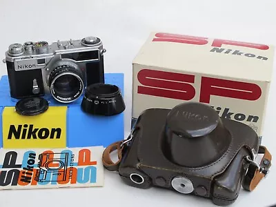 $2695 • Buy Nikon SP Rangefinder Camera With 50/1.4 Lens, Case/strap/IB/BOX, US SELLER LQQK