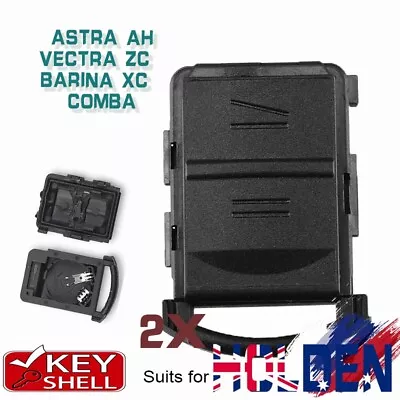 $12.80 • Buy 2x Remote Key Shell Case 2 Button To Suit Holden Astra AH Barina XC Vectra Combo