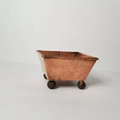 Vintage Copper Container Made In Turkey Farmhouse Decor Possible Plant... • $34.99