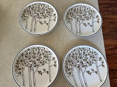 Mikasa Everfresh Hilltop Dinner Plates Set 4 Made In Japan ‘70s VGUC • $30