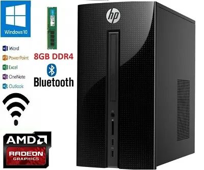 HP Pavilion 510-p188a PC/AMD A8-9600/8GB DDR4/1TB AMD Radeon R7/WIN11/OFFICE • $261.76