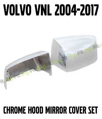 Volvo VNL 2004-2017 Semi Truck Chrome Hood Mirror Cover Set Left & Right • $50