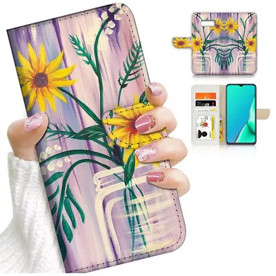 ( For Samsung S8 Plus / S8+ ) Flip Case Cover AJ24376 Sun Flower • $12.99