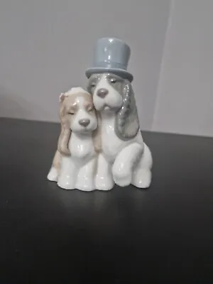 £0.99 • Buy Nao  Porcelain 'Together Forever'  Dog Figures (Getting Married) No 1480