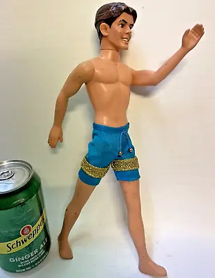 Vintage Mattel Splash Ken Doll - Swim / Bathing Suit 12  - Barbie Boyfriend 1968 • $16