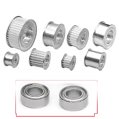 Idler Pulley MXL Timing Belt Pulley Bearing Smooth&Toothed 16 - 60T 11/7mm Width • $3.52