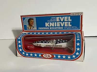 Vtg 1976 Ideal Evel Knievel Precision Miniatures X2 Sky Cycle Xlnt • $249.99