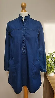 £16.99 • Buy Acne Jeans Size 8 Blue Denim Tunic Short Dress Long Sleeve